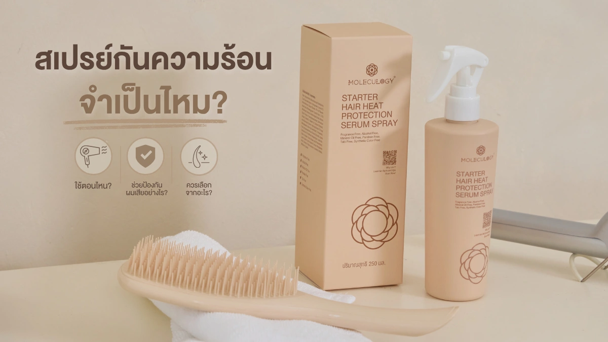 สเปรย์กันความร้อนจำเป็นไหม? ใช้ตอนไหน และช่วยป้องกันผมเสียอย่างไร